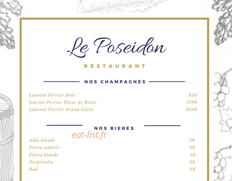 Le Poseidon — carte page 5