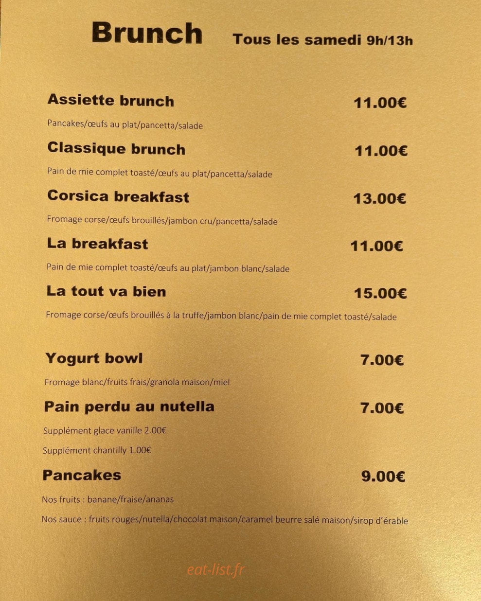Le Tout Va Bien — carte page 1