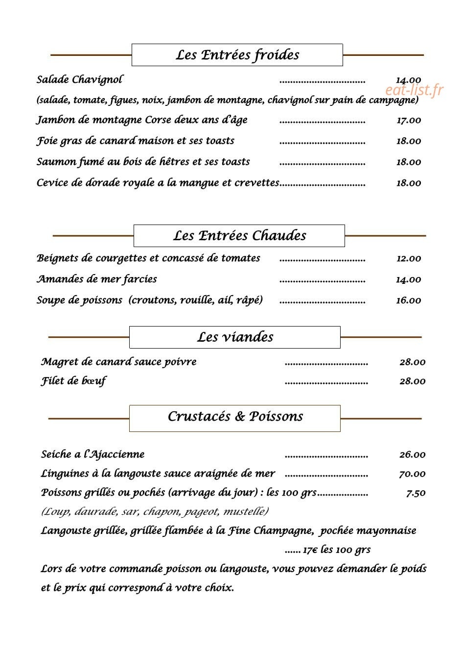 Le Week End — carte page 2