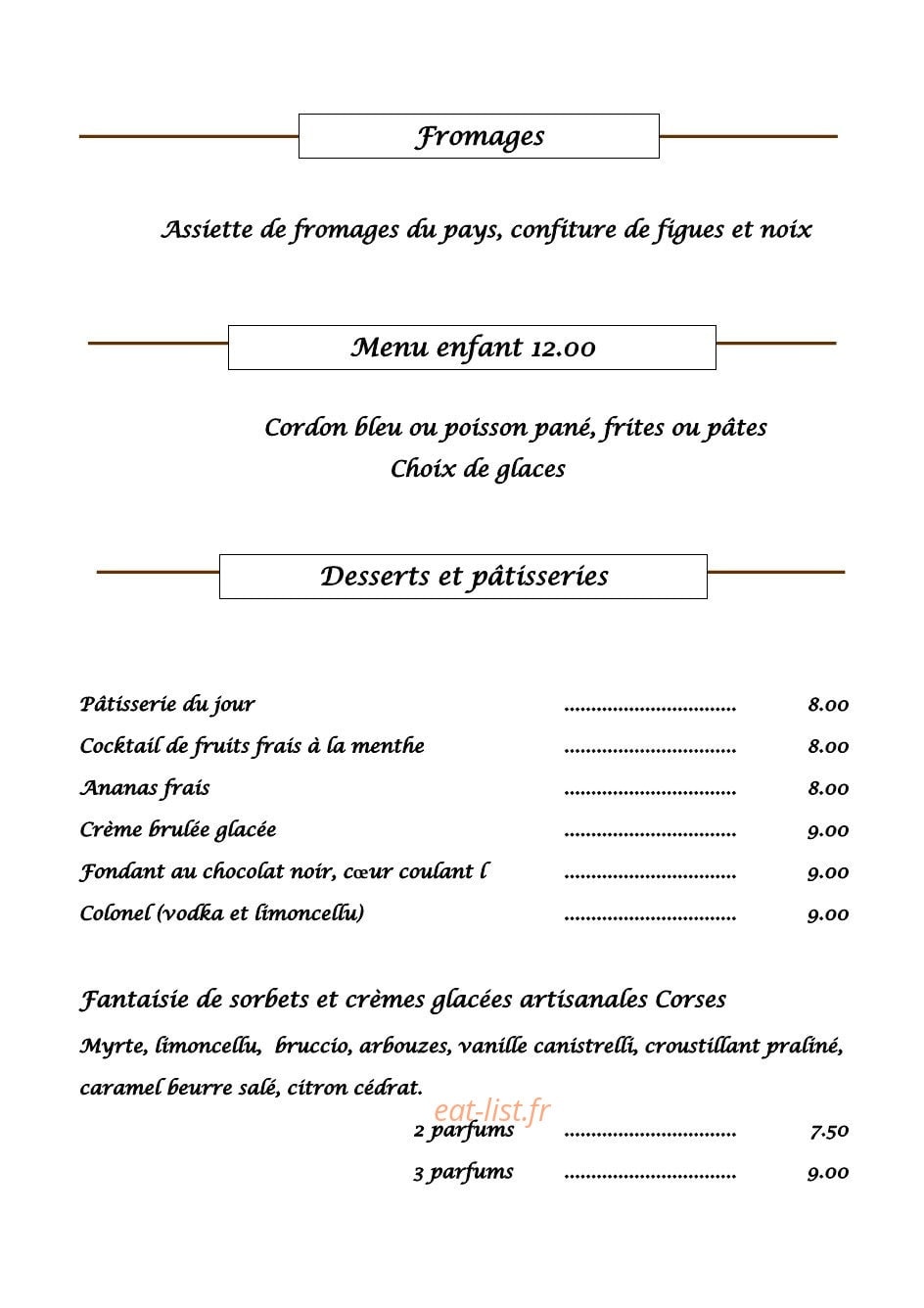 Le Week End — carte page 3