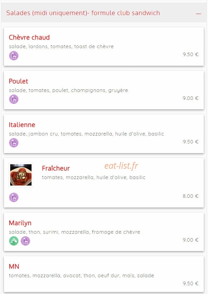 MN Burger — carte page 11