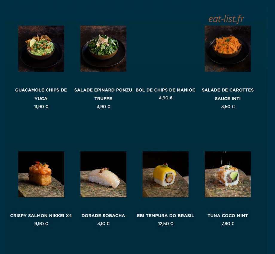 NKI sushi — carte page 4