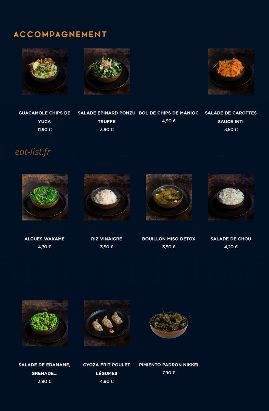 NKI sushi — carte page 12