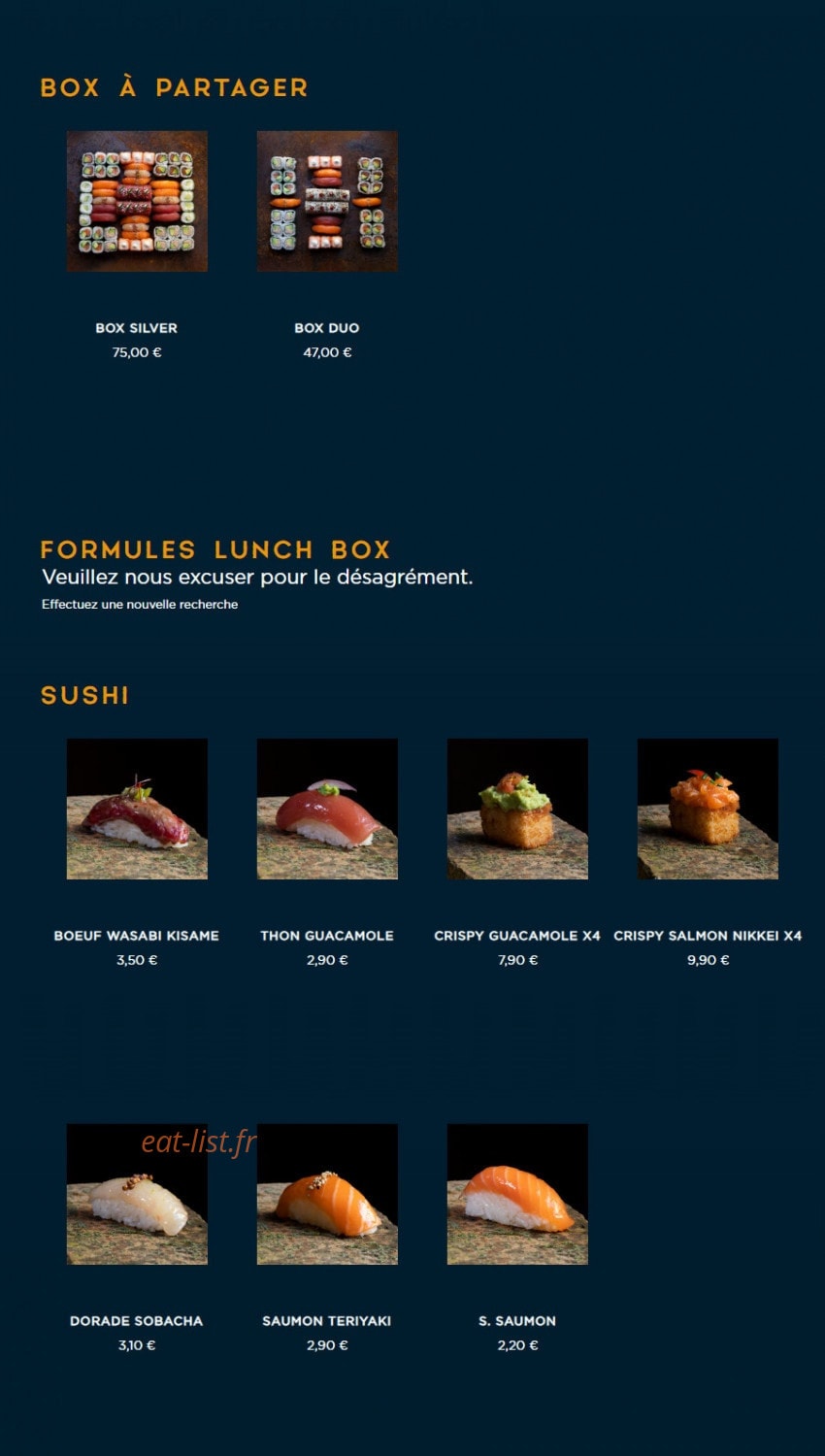 NKI sushi — carte page 7