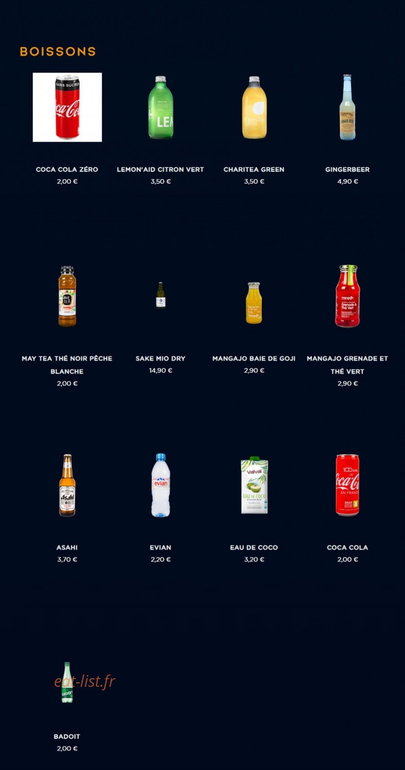 NKI sushi — carte page 14