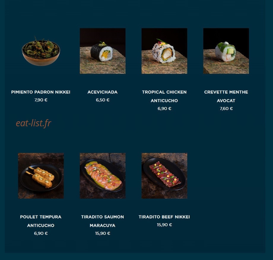 NKI sushi — carte page 5