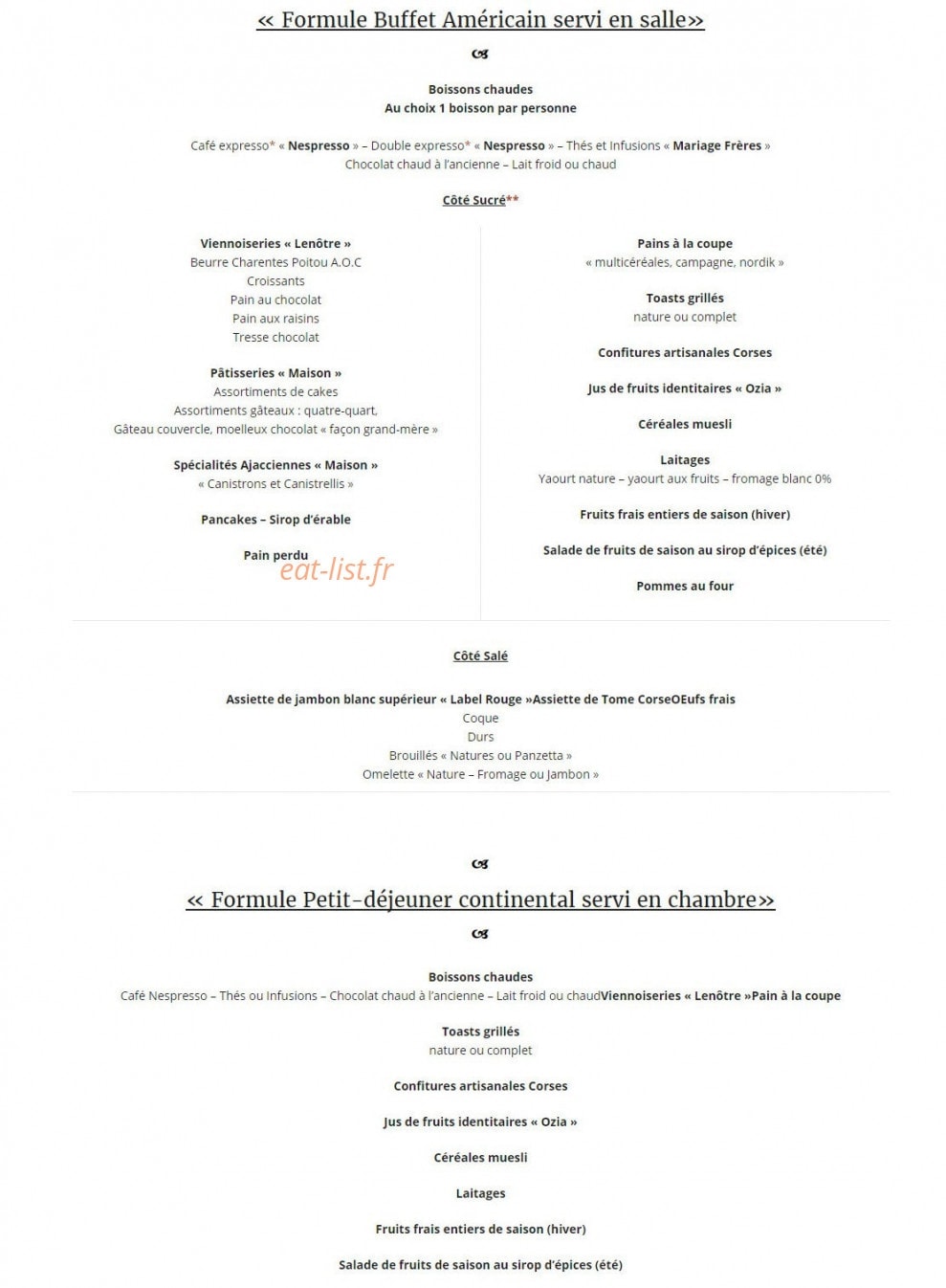 Palazzu U Domu — carte page 1