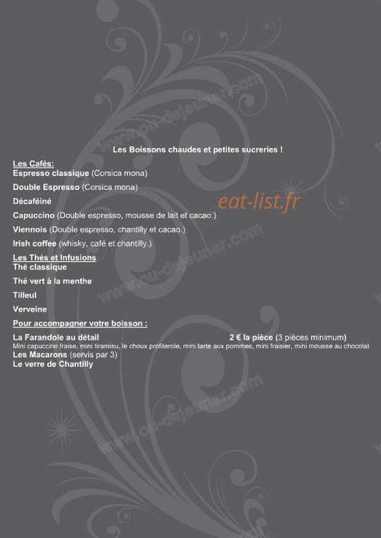 Restaurant l'Amirauté — carte page 12