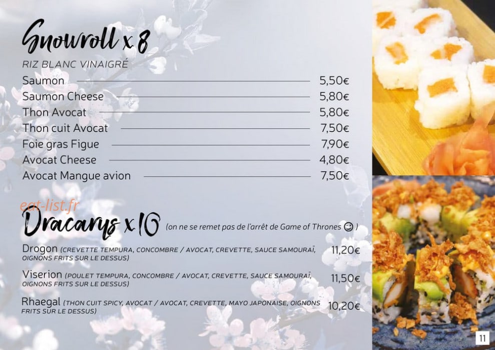 Sakura — carte page 8