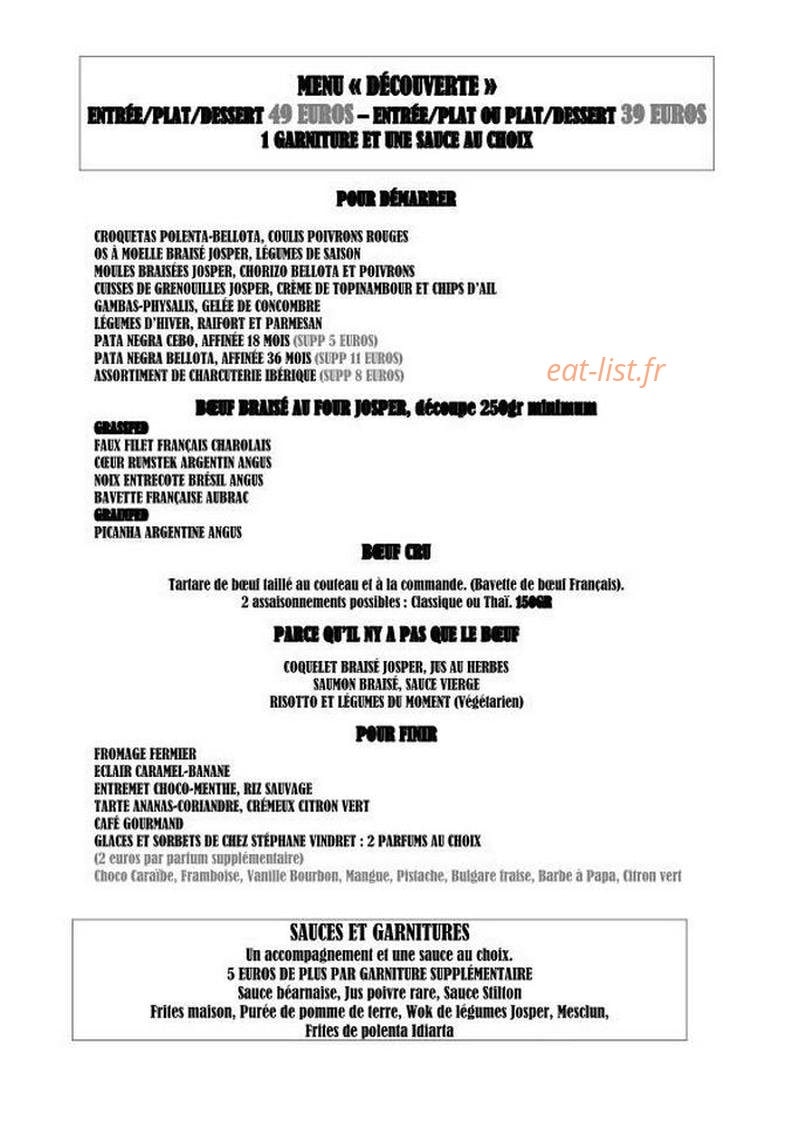 Sur La Braise — carte page 2