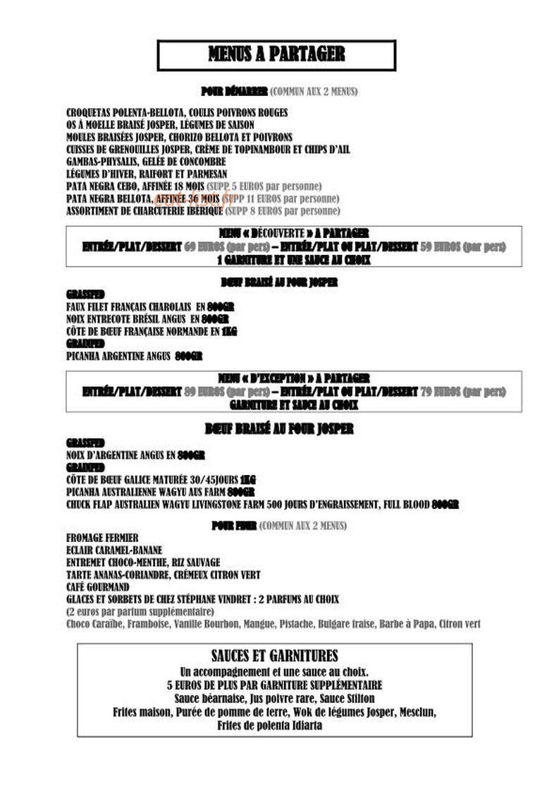 Sur La Braise — carte page 4