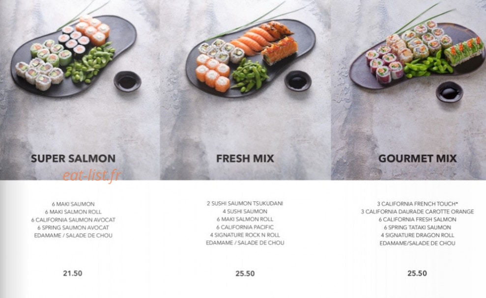 Sushi Shop — carte page 12
