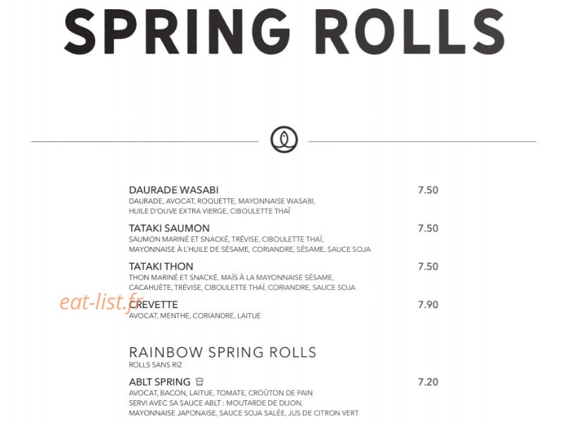 Sushi Shop — carte page 24