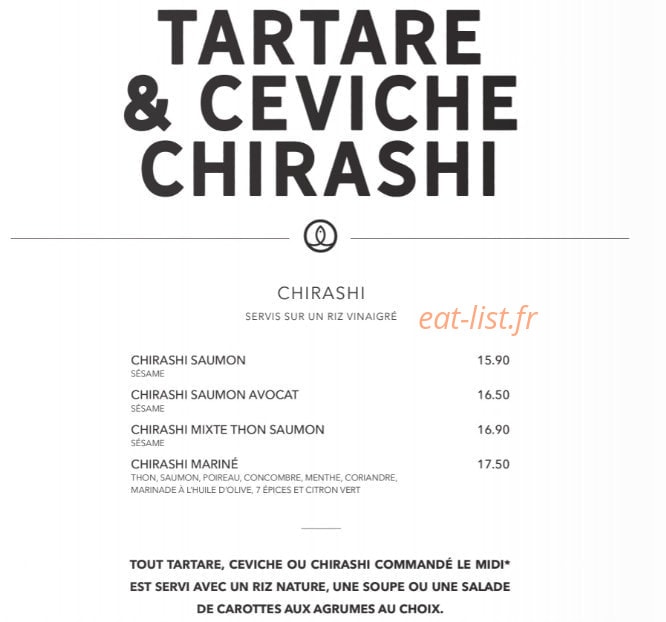 Sushi Shop — carte page 30