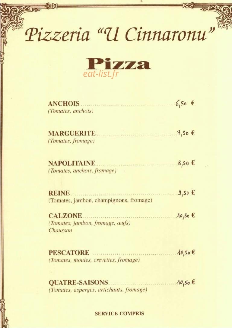 U Cinnaronu — carte page 2