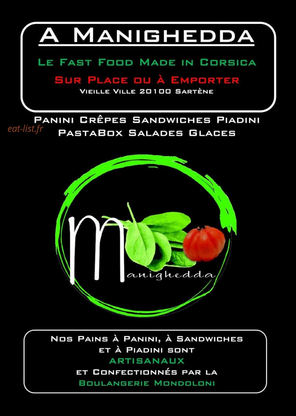 A Manighedda — carte page 1