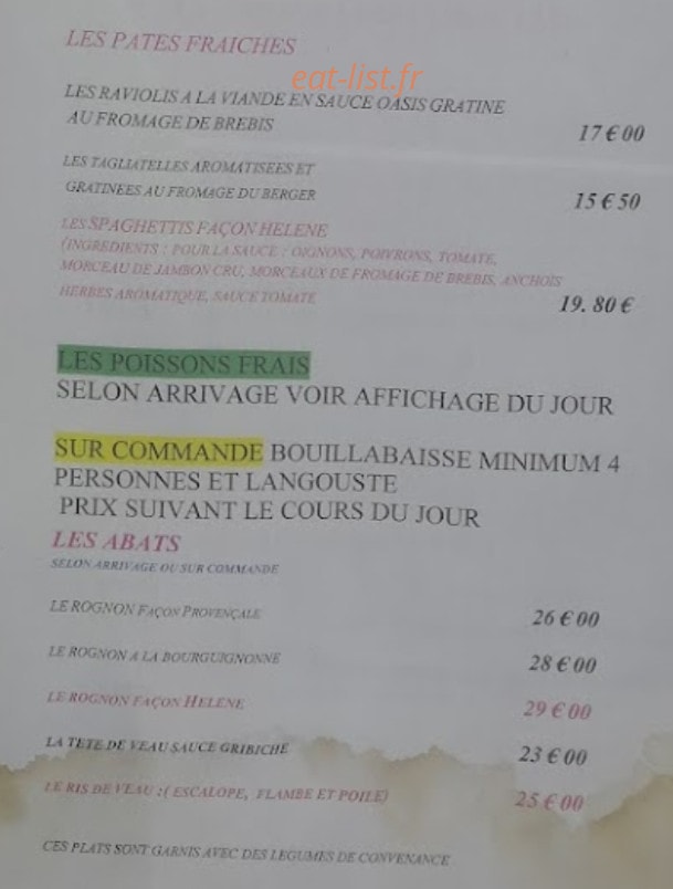 L'Oasis du Lion — carte page 4