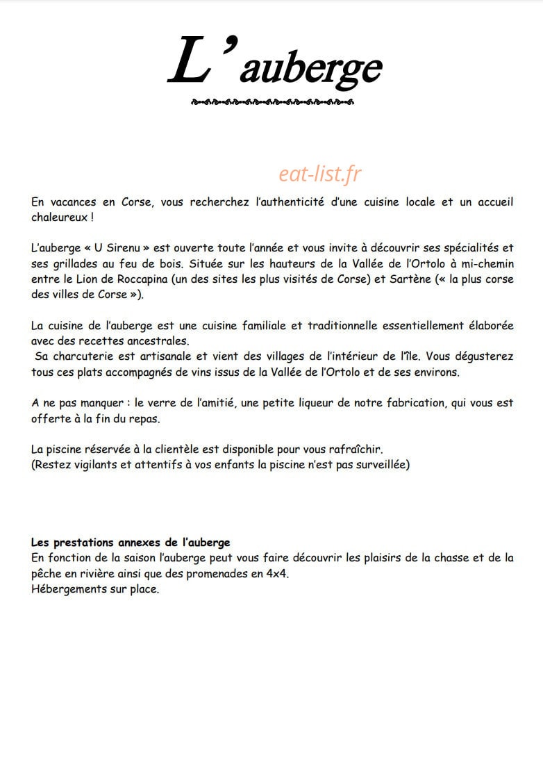 U Sirenu — carte page 6