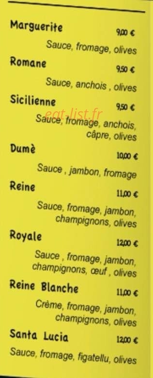 À Pizza — carte page 2