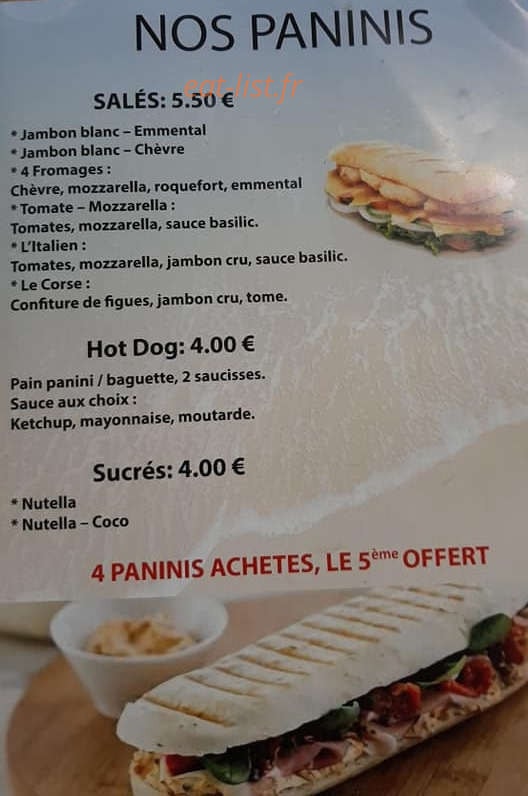 Au biscuit de Fozzano — carte page 1