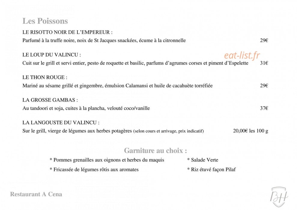 Bartaccia Hôtel — carte page 9