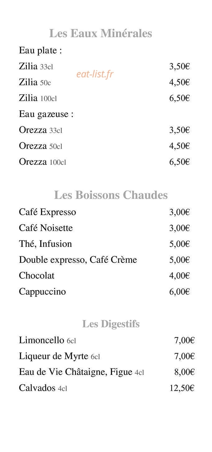 Bartaccia Hôtel — carte page 5
