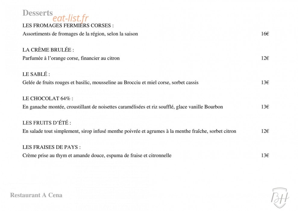 Bartaccia Hôtel — carte page 11