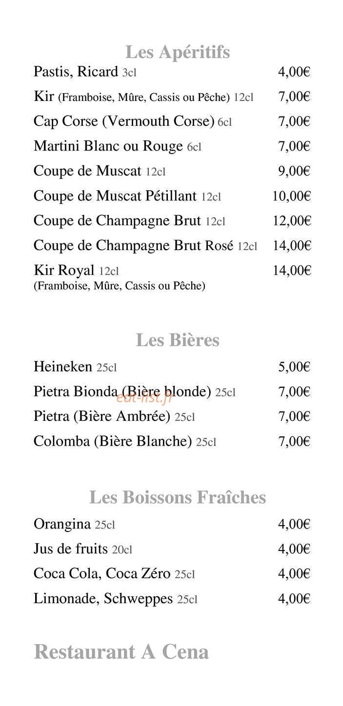 Bartaccia Hôtel — carte page 4