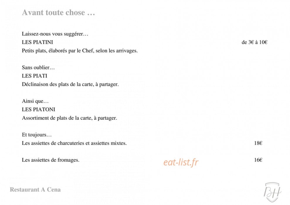 Bartaccia Hôtel — carte page 7
