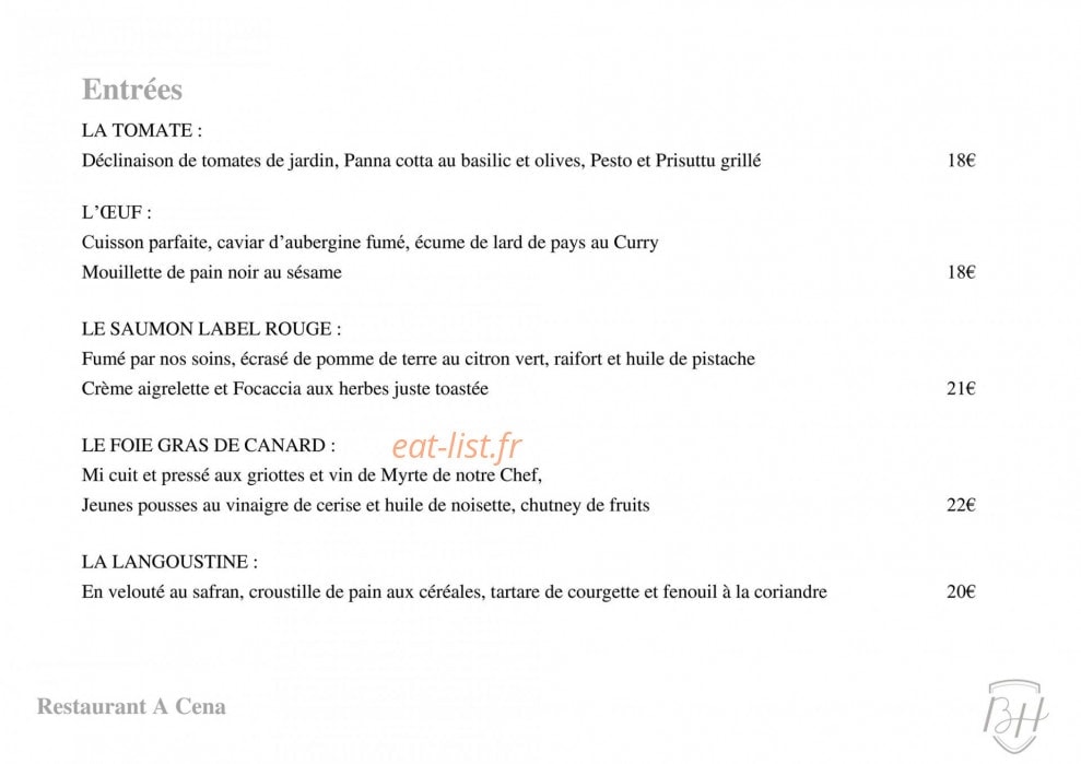 Bartaccia Hôtel — carte page 8
