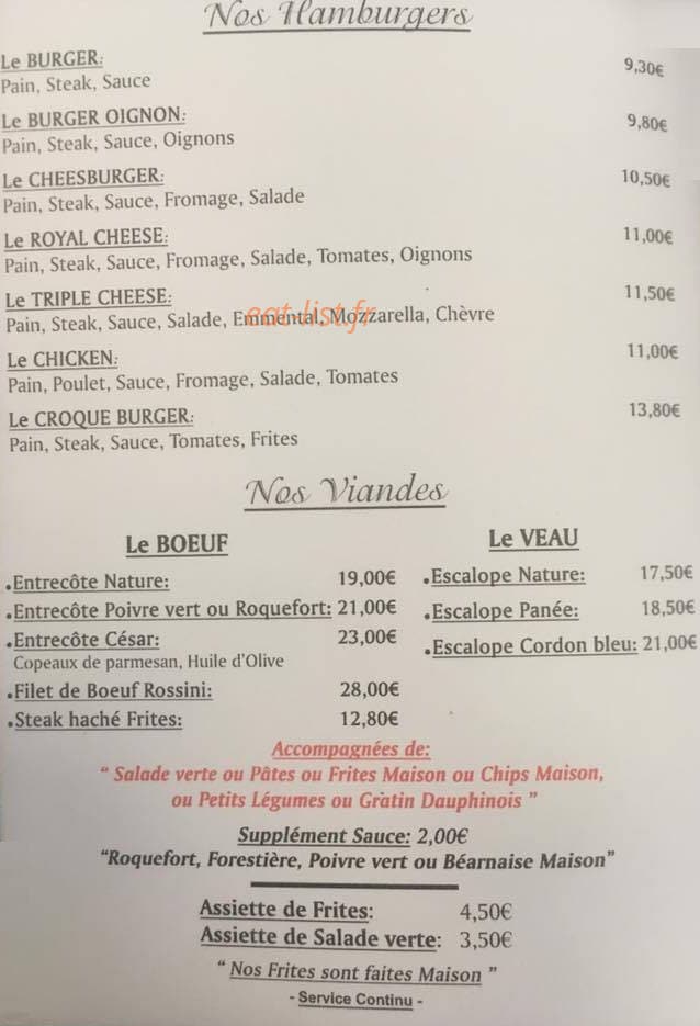 Brasserie le 2A — carte page 3