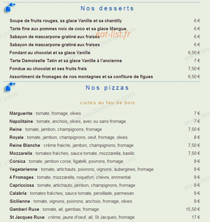 Cocodile — carte page 2