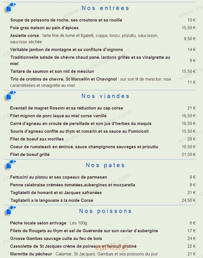 Cocodile — carte page 1