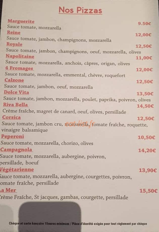 Riva Bella — carte page 1