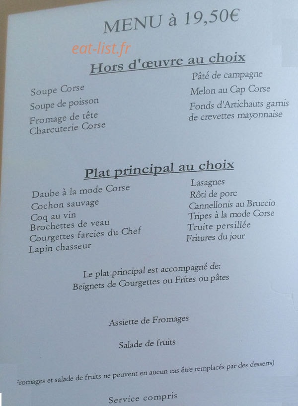 Chez Charlot — carte page 4