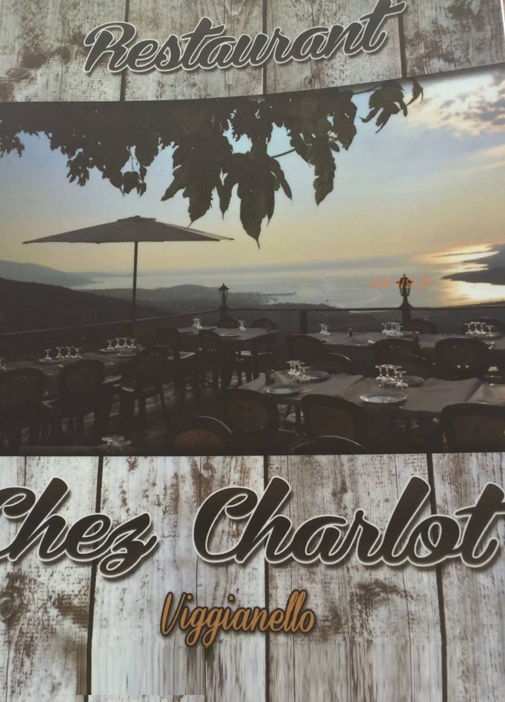 Chez Charlot — carte page 1