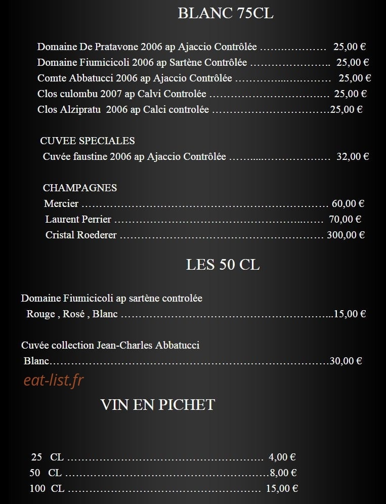 Restaurant  Una Stonda — carte page 9