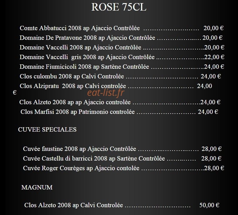 Restaurant  Una Stonda — carte page 7