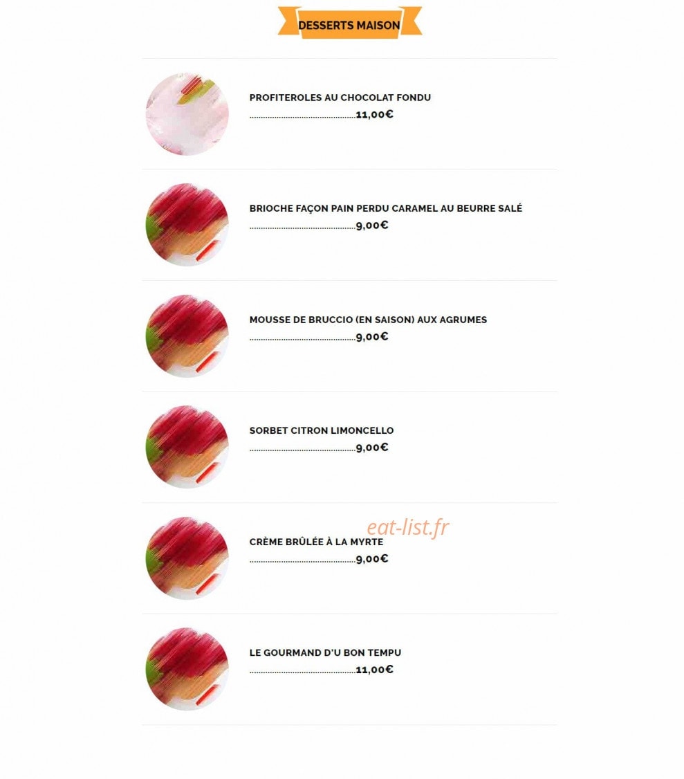 U Bon Tempu — carte page 4