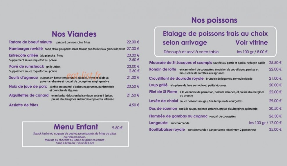 U Farniente — carte page 2