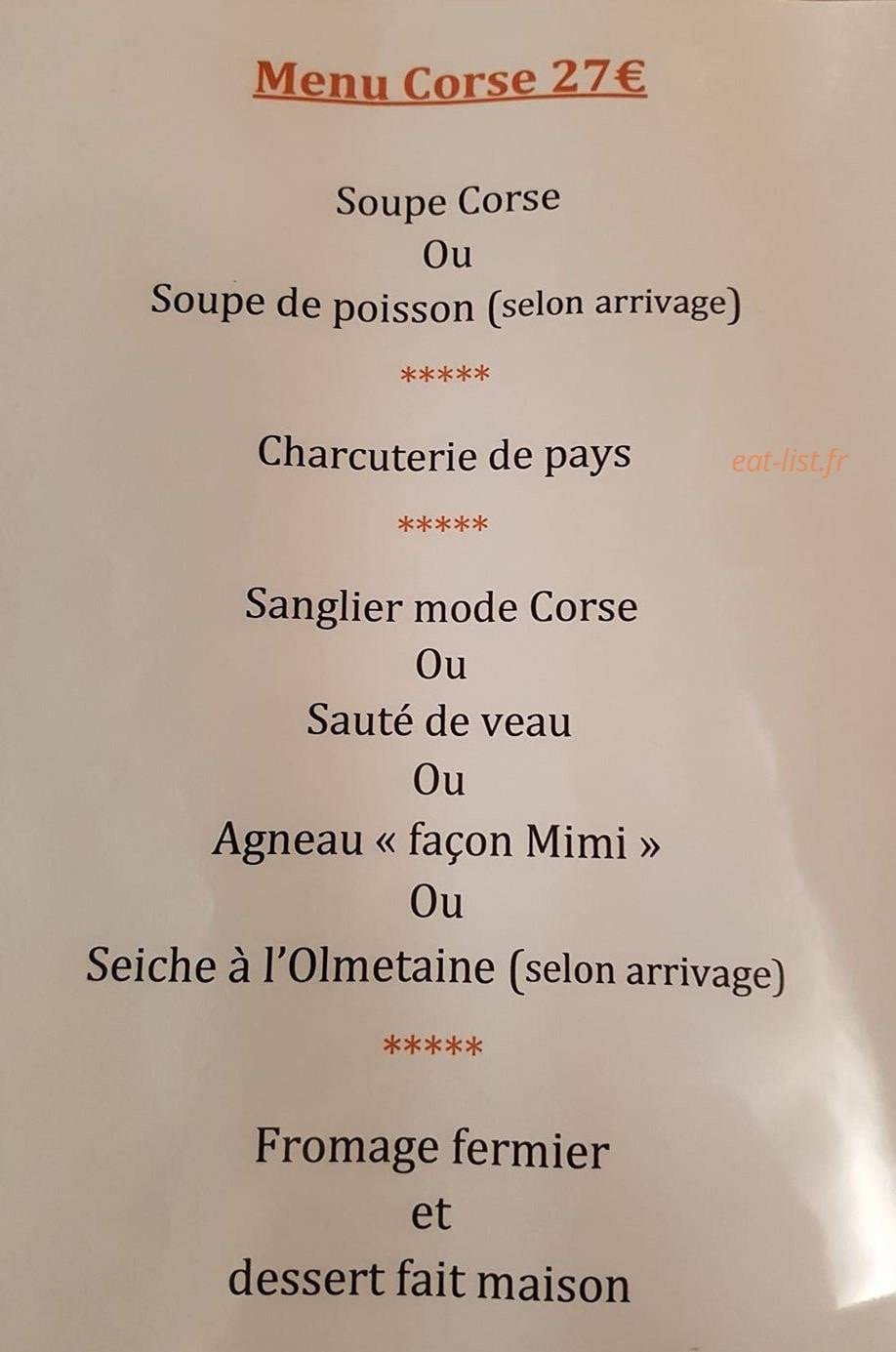 U Santa Maria — carte page 2