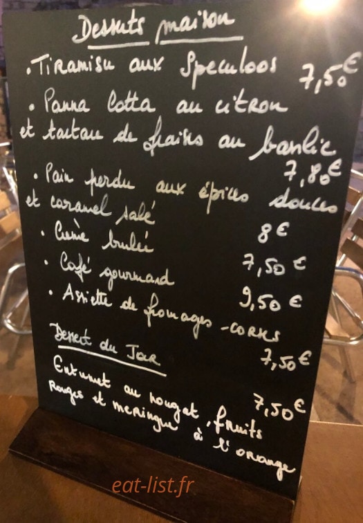 Le Casanova — carte page 1