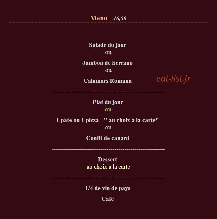 Le Suarella — carte page 1