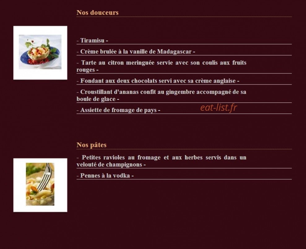 Le Suarella — carte page 4