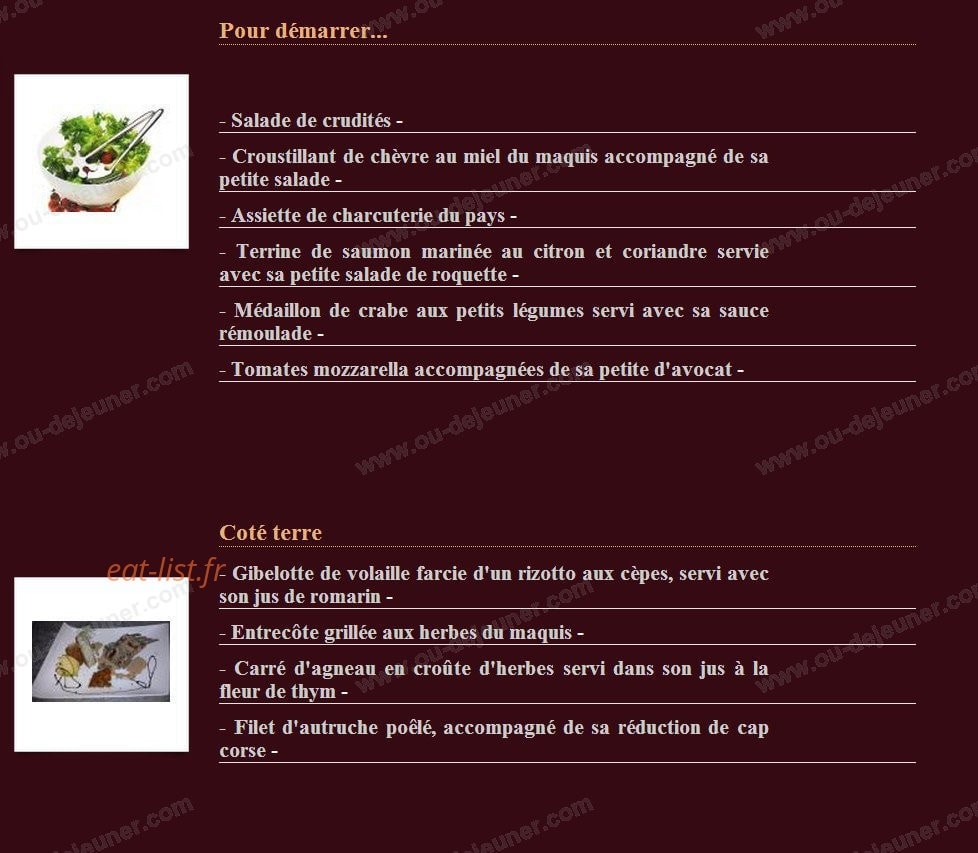 Le Suarella — carte page 3
