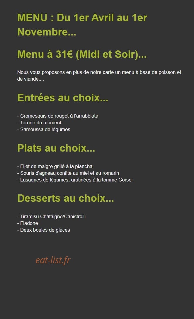 Le Santana — carte page 3