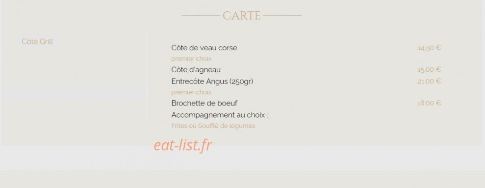La terrasse — carte page 4
