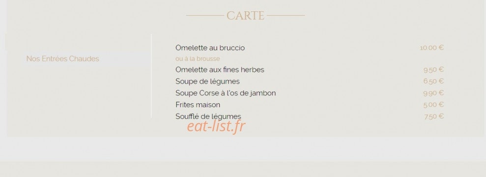 La terrasse — carte page 2