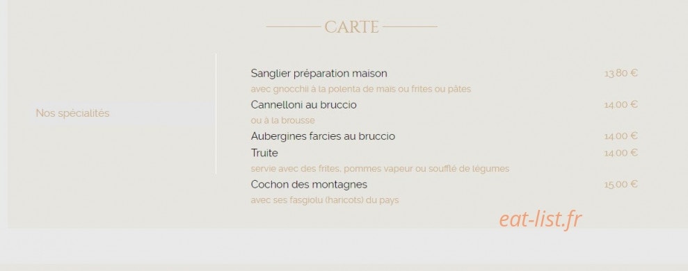 La terrasse — carte page 3