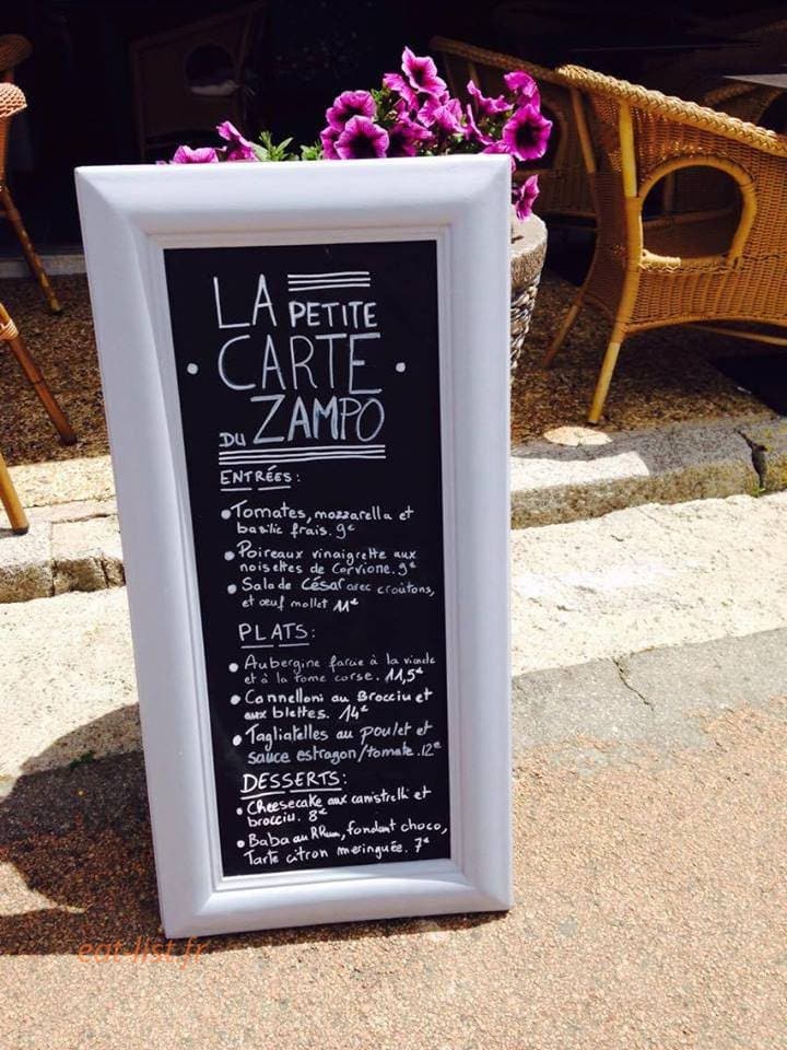 Le Zampo — carte page 1